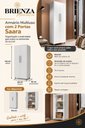 Ver imagem 5 de Armário Multiuso em MDP com 2 Portas Saara
