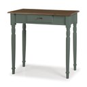 Ver imagem 1 de Aparador para Sala em Madeira Maciça 1 Gavetas 634 Linz Móveis - Verde Musgo/imbuia Glazer