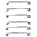 Ver imagem 1 de Alça De Apoio 60cm Kit 6 Unidades Suporte Segurança Idoso Criança Gestante Corrimao Parede Banheiro