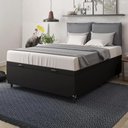 Ver imagem 5 de Base Box Baú Casal Suede Preto (42x138x188)