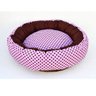 Cama Pet Redonda Nany - Tamanho G - Rosa Poá M - 1