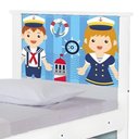 Ver imagem 4 de Bi Cama Juvenil Zap com Cabeceira Marinheiros