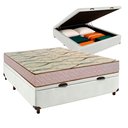Ver imagem 1 de Cama Box Bau Branco Casal + Colchão D33 Maxsono Paropas