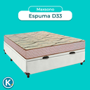 Ver imagem 4 de Cama Box Bau Branco Casal + Colchão D33 Maxsono Paropas