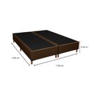 Ver imagem 3 de Base Box Queen com 12 Pés em Madeira Marrom