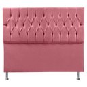 Ver imagem 1 de Cabeceira Solteiro 0,90m Suede Rosa