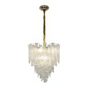 Ver imagem 2 de Lustre Pendente Blumenau Aurora E14 Bivolt Dourado