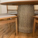 Ver imagem 5 de Mesa De Jantar Cone Oval 198x122 cm Tampo Antíqua Base Fibra Sintética Personal Decor Mesa de Jantar