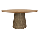 Ver imagem 1 de Mesa De Jantar Cone Oval 198x122 cm Tampo Antíqua Base Fibra Sintética Personal Decor Mesa de Jantar