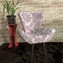 Ver imagem 3 de Poltrona Decorativa Elegance 52 Rosa Retrô