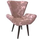 Ver imagem 1 de Poltrona Decorativa Elegance 52 Rosa Retrô