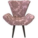 Ver imagem 2 de Poltrona Decorativa Elegance 52 Rosa Retrô
