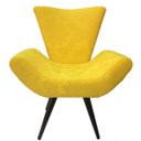 Ver imagem 2 de Poltrona com Puff Elegance Pé Palito 13 Amarelo