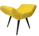Ver imagem 3 de Poltrona com Puff Elegance Pé Palito 13 Amarelo