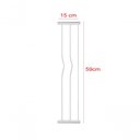 Ver imagem 2 de Extensor Prolongador de 15x59 Cm para Portão Grade Pet 69 Cm B