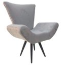 Ver imagem 1 de Poltrona Decorativa Elegance 140 Prata