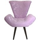 Ver imagem 2 de Poltrona Decorativa Elegance 149 Lilás