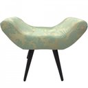 Ver imagem 2 de Puff Decorativo Elegance 69 Tiffany com Dourado