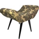 Ver imagem 1 de Puff Decorativo Elegance 229 Preto com Dourado