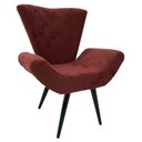 Ver imagem 1 de Poltrona Decorativa Elegance 95 Vinho