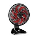 Ver imagem 2 de Ventilador 2 em 1 de Mesa e Parede Polishop 180w 40cm 8 Pás 3 Velocidades Preto 110v