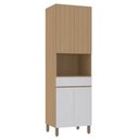 Ver imagem 1 de Torre Quente Modulado 70cm 1 Nicho 1 Gaveta 4 Portas Slim Luciane