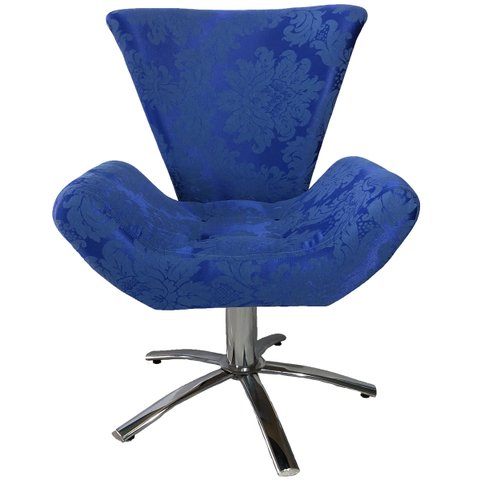 Poltrona Giratória Elegance 65 Azul Royal