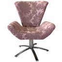 Ver imagem 3 de Poltrona Giratória Elegance 52 Rosa Retrô