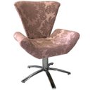 Ver imagem 2 de Poltrona Giratória Elegance 52 Rosa Retrô