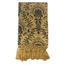 Ver imagem 1 de Manta de Sofá Jacquard Preto com Dourado 190x140