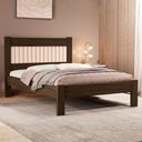 Ver imagem 5 de Cama Casal Bela com Estrado Reforçado MDF Chocolate Off