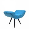 Puff Decorativo Elegance Azul Turquesa - 1