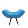 Puff Decorativo Elegance Azul Turquesa - 2