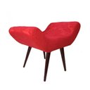 Ver imagem 1 de Puff Decorativo Elegance 114 Vermelho