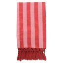 Ver imagem 1 de Manta de Sofá Jacquard Vermelho com Branco 190x140
