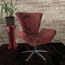 Ver imagem 3 de Poltrona Giratória Elegance 215 Marsala com Marrom