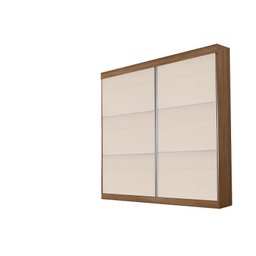 Guarda Roupa 2 Portas Correr Montes Claros Mel Off White - Rud Rack - 3