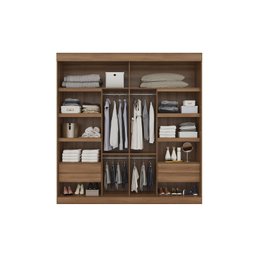 Guarda Roupa 2 Portas Correr Montes Claros Mel Off White - Rud Rack - 2