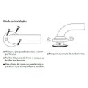Ver imagem 2 de Barra de Apoio Inox 32mm X 80cm 7104 Censi