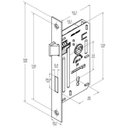 Ver imagem 4 de Fechadura Fit Interna 4410 E384 Mz560 40mm Espelho Cromado Papaiz