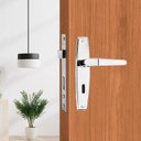 Ver imagem 3 de Fechadura Fit Interna 4410 E384 Mz560 40mm Espelho Cromado Papaiz