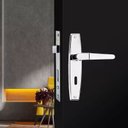 Ver imagem 2 de Fechadura Fit Interna 4410 E384 Mz560 40mm Espelho Cromado Papaiz