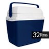 Caixa Térmica Cooler Azul 32 Litros Com Alça - 2