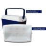 Caixa Térmica Cooler Azul 32 Litros Com Alça - 3
