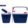 Caixa Térmica Cooler Azul 32 Litros Com Alça - 4
