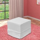 Ver imagem 5 de Poltrona de Amamentação Alicia com Balanço e Puff - Phoenix Baby - Branco