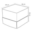 Ver imagem 6 de Poltrona de Amamentação Alicia com Balanço e Puff - Phoenix Baby - Branco