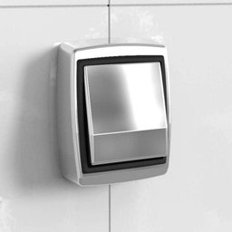 Acabamento Abs Cromado Para Válvula De Descarga Hydra Luxo Blukit Cromado - 3