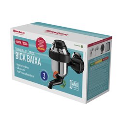 Torneira Elétrica Bica Baixa Tradição 220V 4400W E270 Sintex - 6