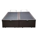 Ver imagem 5 de Cama Box Baú Queen com Blindagem Fabricação Própria Blindada - Corino - Preto
